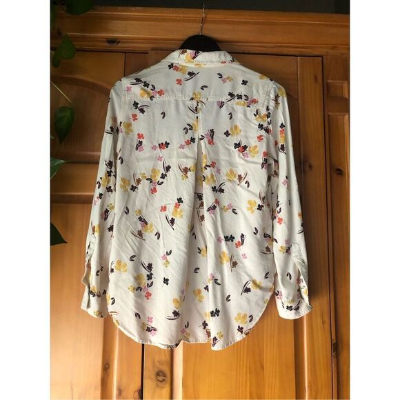 Velvet Heart Colorful Floral summer Button Down Shirt SZ S - Picture 5 of 11